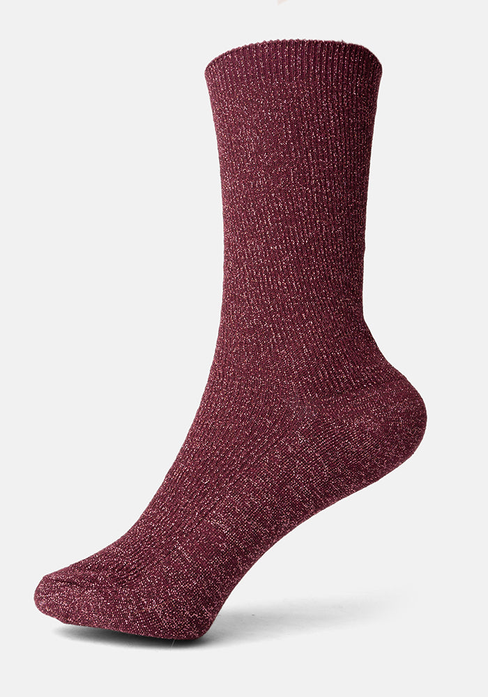 Wine Sparkle Socks