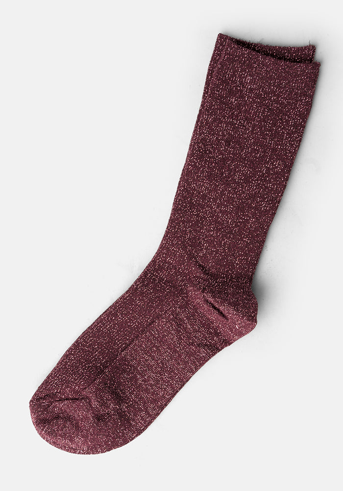 Wine Sparkle Socks