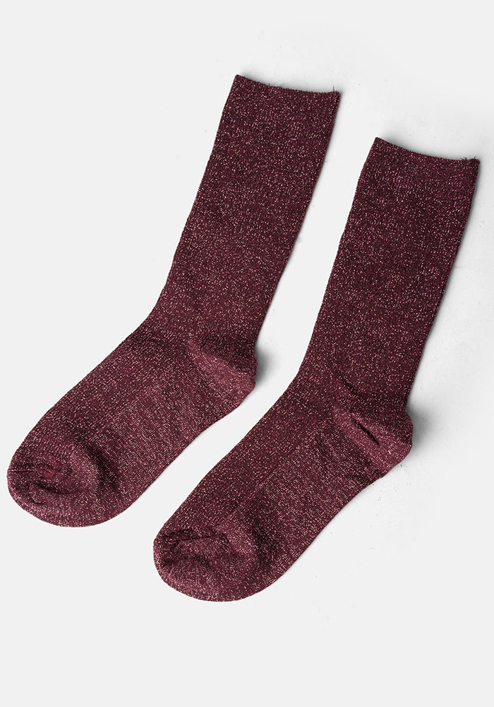 Wine Sparkle Socks