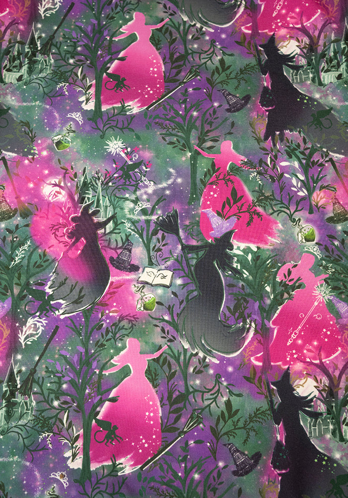 Second angle of Aubriella Witches Print Dress