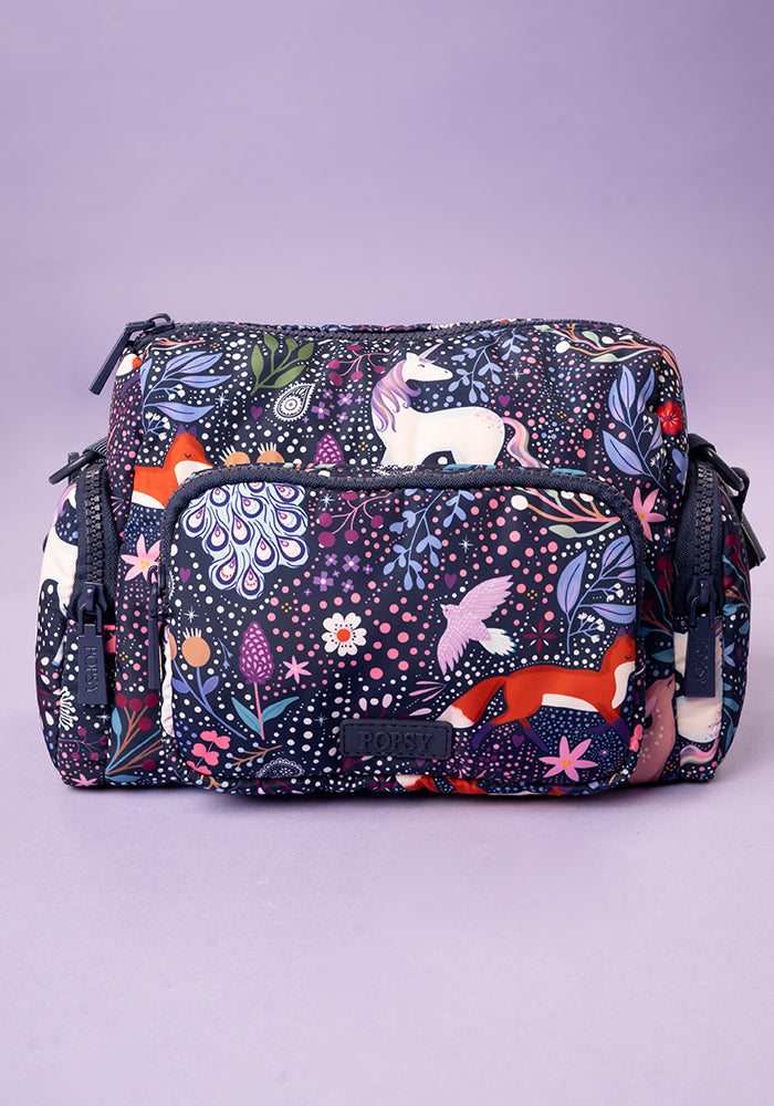 Magical Woodland Print Cross Body Bag