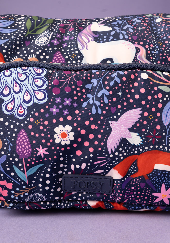 Second angle of Magical Woodland Print Cross Body Bag
