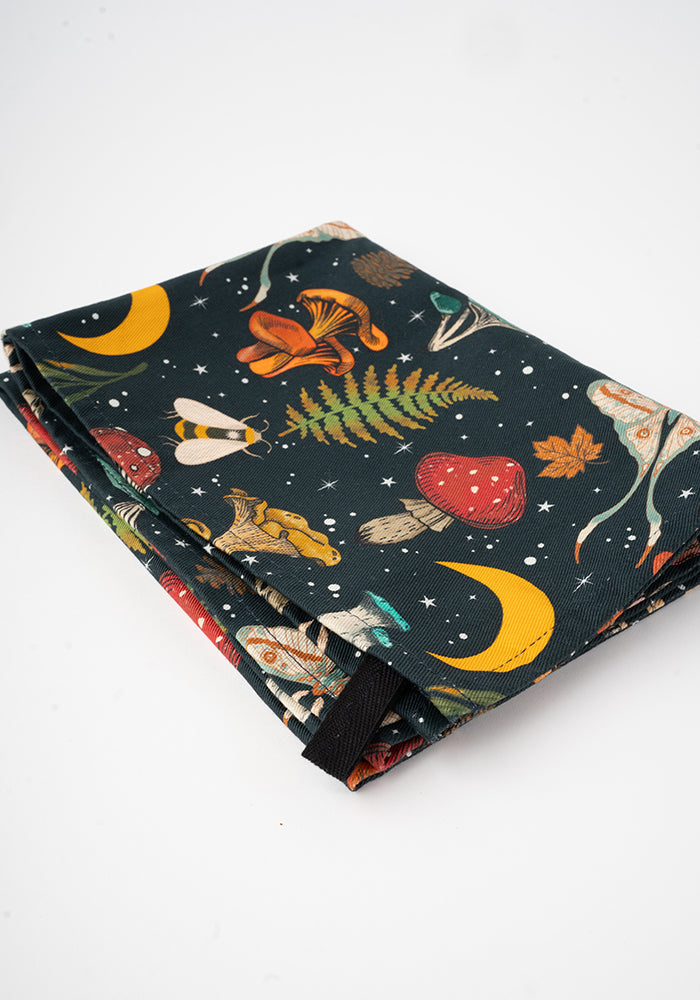 Woodland Mushroom Print Popsy Tea Towel