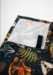 Woodland Mushroom Print Popsy Tea Towel
