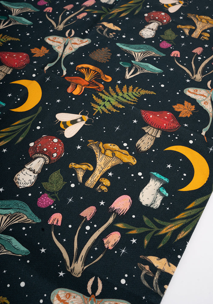 Woodland Mushroom Print Popsy Tea Towel