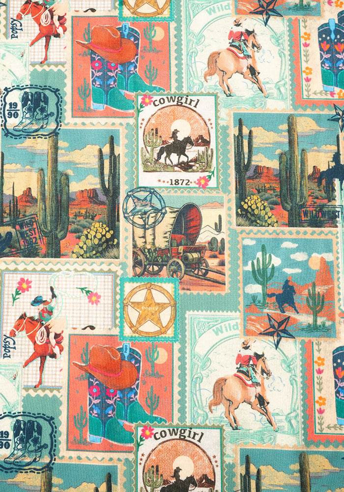 Wyatt Wild West Print Dress