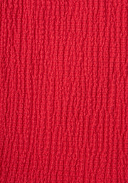 Carmine Red Tiered Hem Midaxi Dress