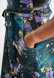 Zale Mystical Whale Print Midi Dress