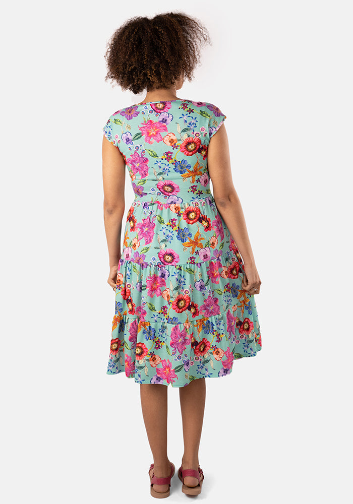 Zella Tropical Floral Print Dress