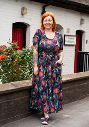Zephr Dream Catcher Print Midaxi Dress