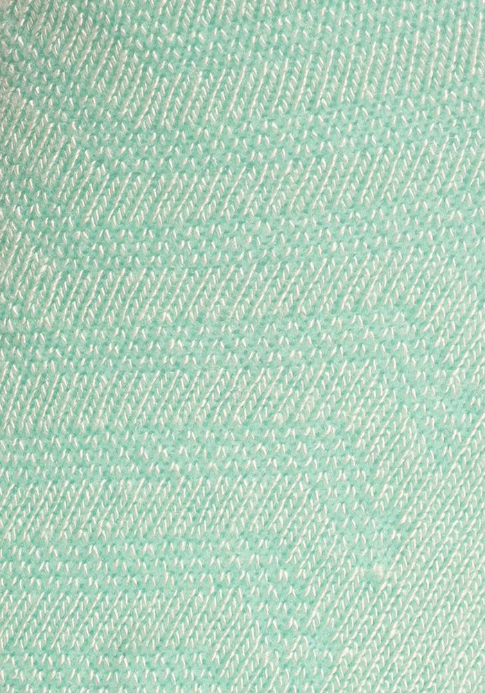 Second angle of Aqua Bamboo Trainer Socks