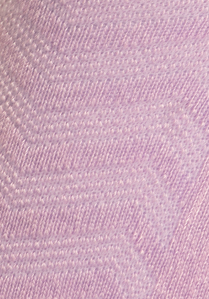 Second angle of Lilac Bamboo Trainer Socks