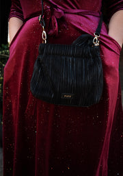 Ziya Wine Sparkle Midi Dress