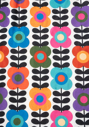 Zoya Retro Flower Print Tiered Hem Midaxi Dress