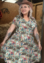 Wyatt Wild West Print Dress
