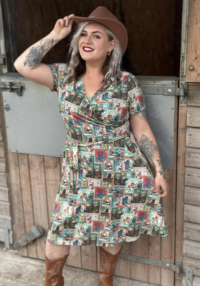 Wyatt Wild West Print Dress
