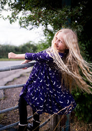 Children's Bat Print Dress (Bertel)