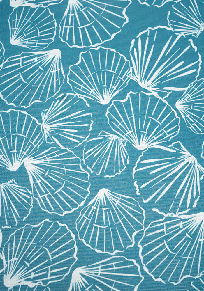 Second angle of Brisa Scallop Shell Print Tunic, brisa coastal shell print tunic from Popsy Clothing.