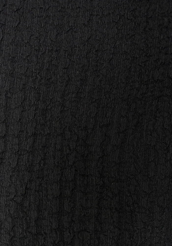 Second angle of Deia Black Peplum Top