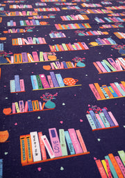 Bookshelf Print Large Towel