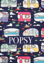 Caravan Print Hand Towel