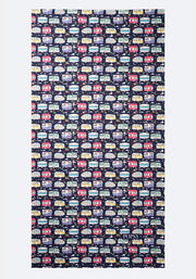 Caravan Print Large Towel
