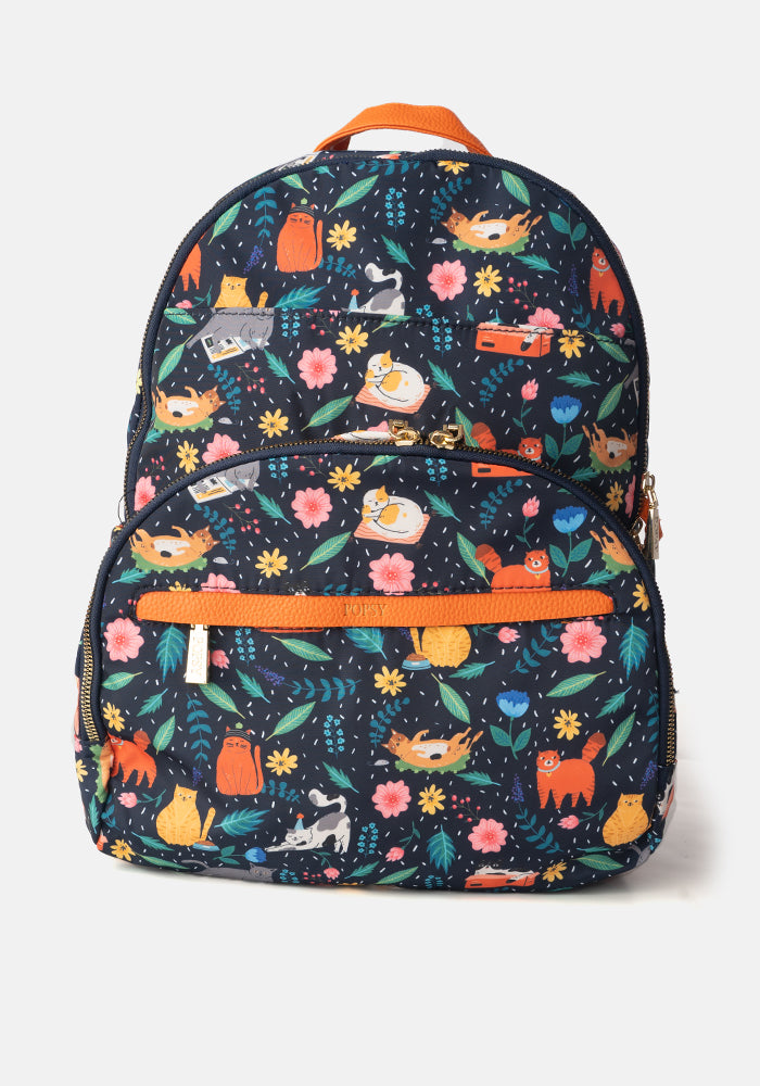 Cat Print Rucksack