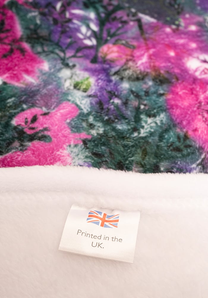 ** PRE-ORDER **Witches Print Pop-under Plush Blanket ** PRE-ORDER **