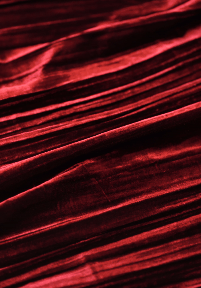 Second angle of Etty Berry Velvet Plisse Shirt