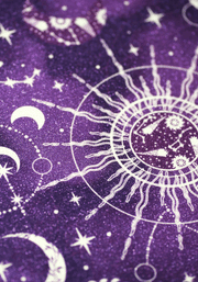 Vanya Celestial Print Midi Dress