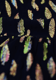 Anissa Lurex Tiered Hem Dress