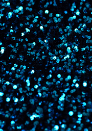 Chislaine Teal Sequin Tiered Hem Dress