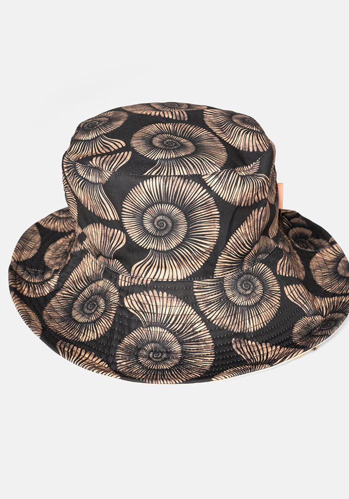 Seventh angle of Fossil Print Reversible Bucket Hat