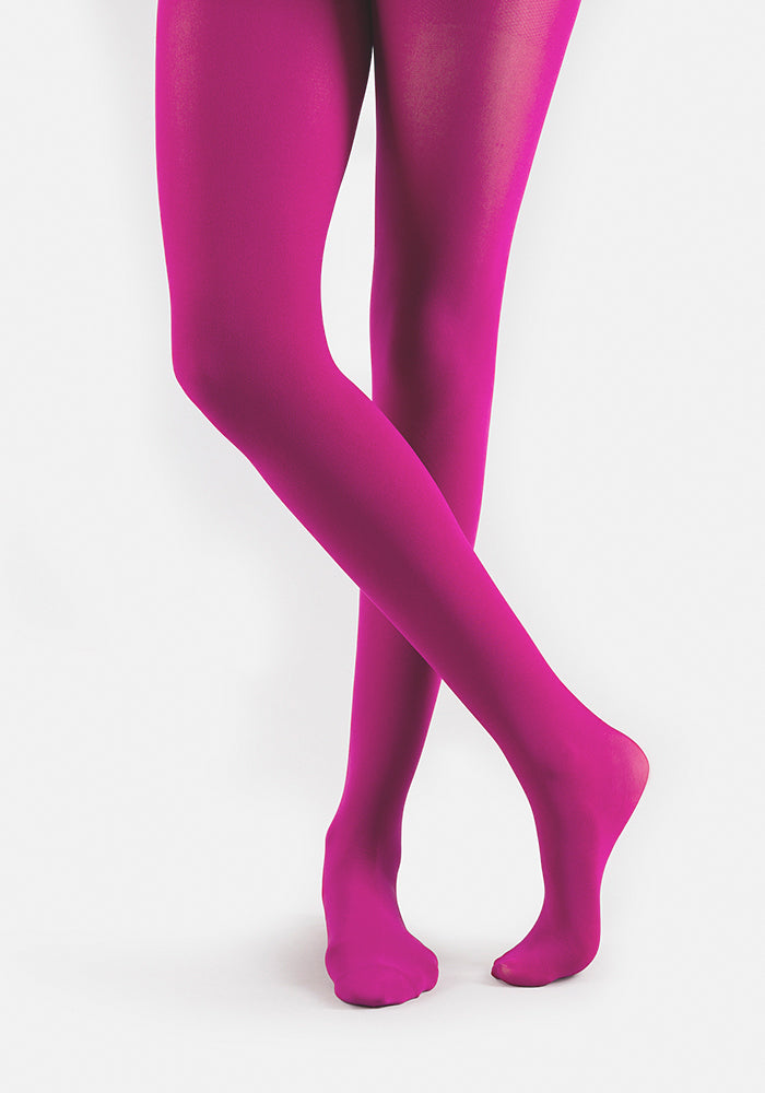 Front view of 50 Denier Premium Tights (Fuchsia)