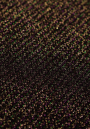 Glisten Gold Sparkle Turtle Neck Above Knee Dress