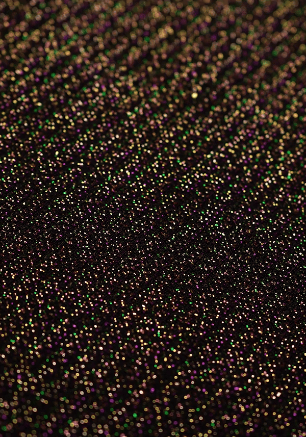 Glisten Gold Sparkle Turtle Neck Above Knee Dress