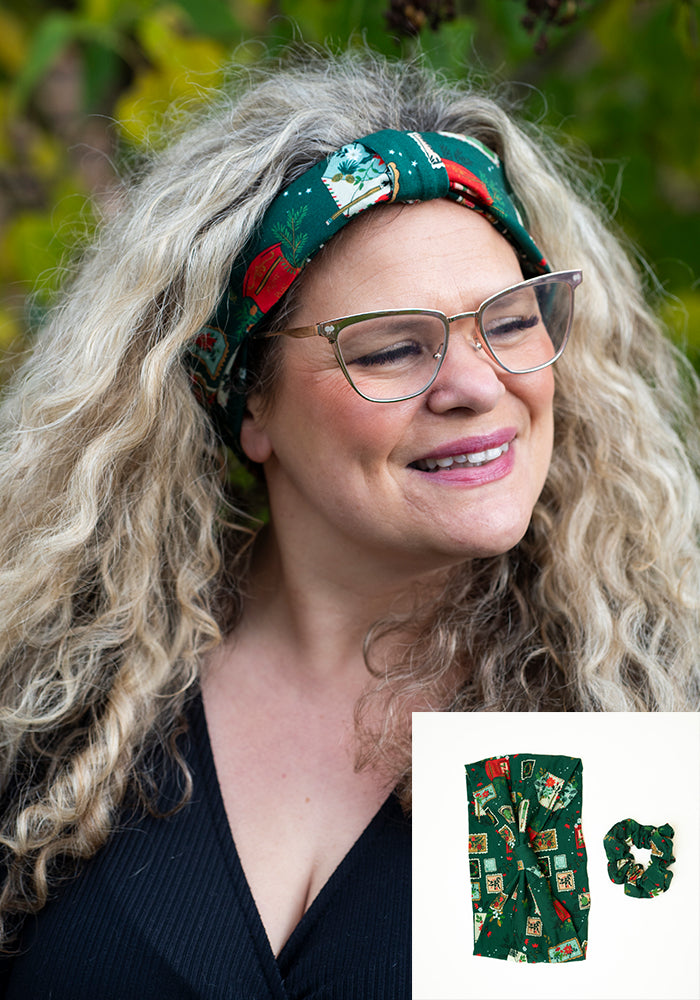 Popsy Christmas Headband & Scrunchie Set