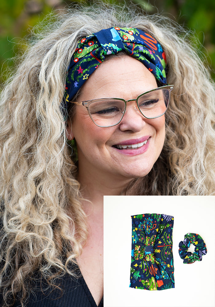Christmas Headband &amp; Scrunchie Set