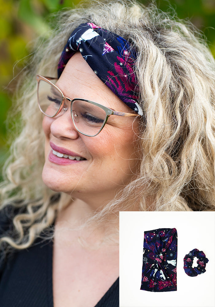 Christmas Headband &amp; Scrunchie Set