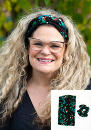 Popsy Christmas Headband & Scrunchie Set