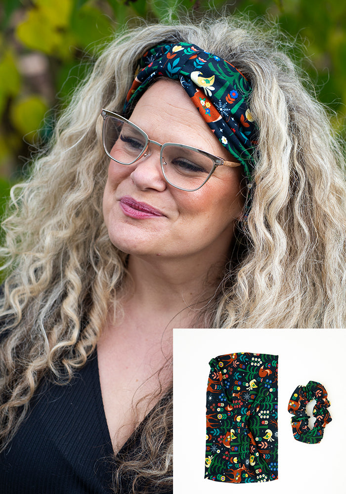 Christmas Headband &amp; Scrunchie Set