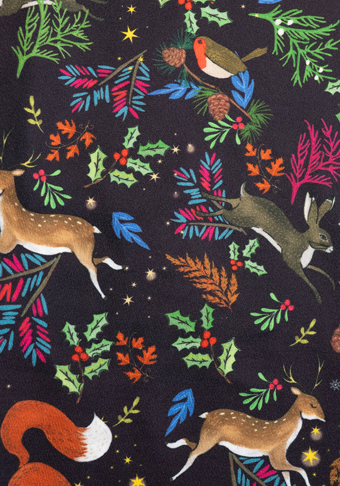 Heath Winter Woodland Print Leggings