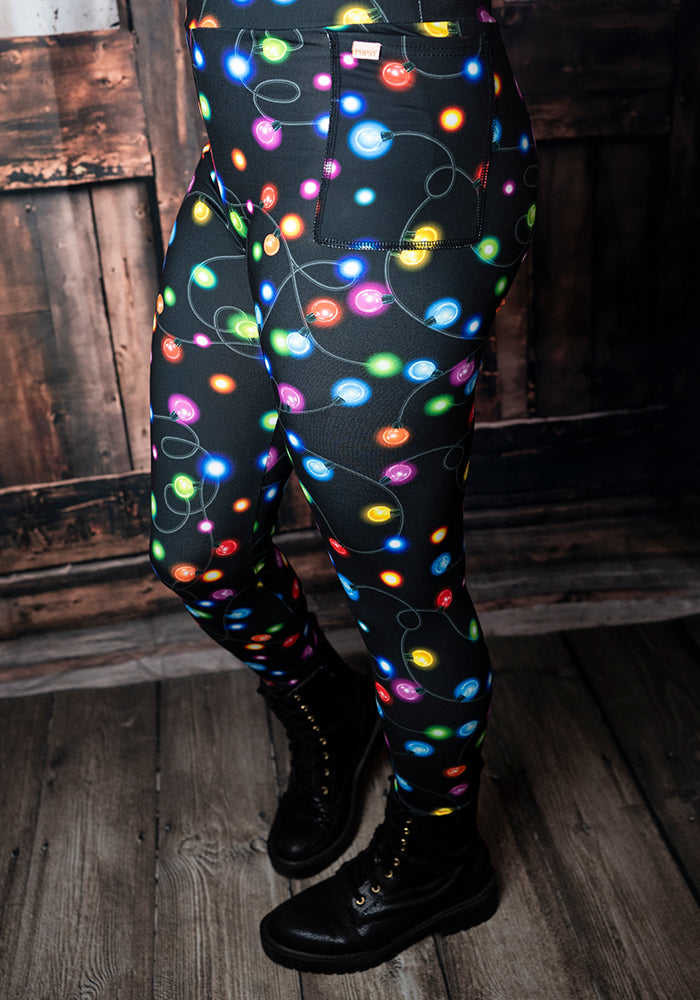 Heath Fairy Lights Print Leggings