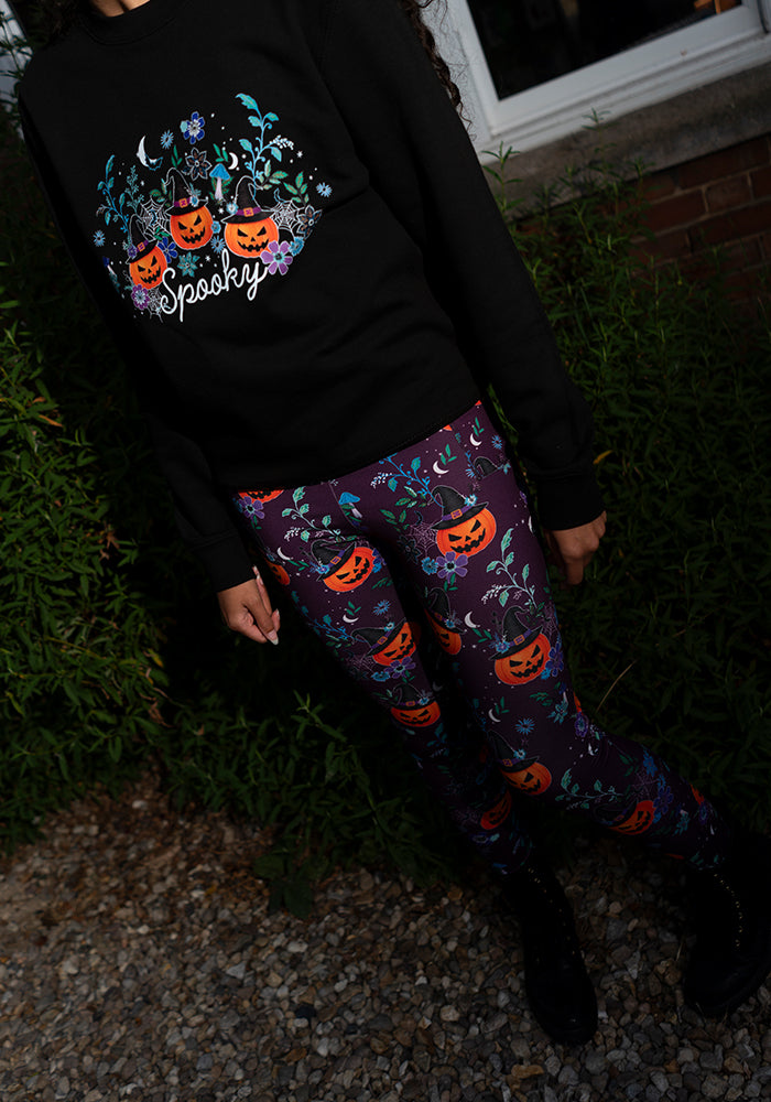 Adult Pumpkin Club Print Sweatshirt