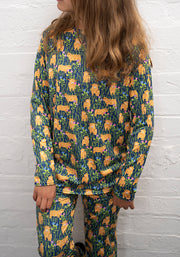 Highland Cow Print Children's Pyjama Set (Daisy)