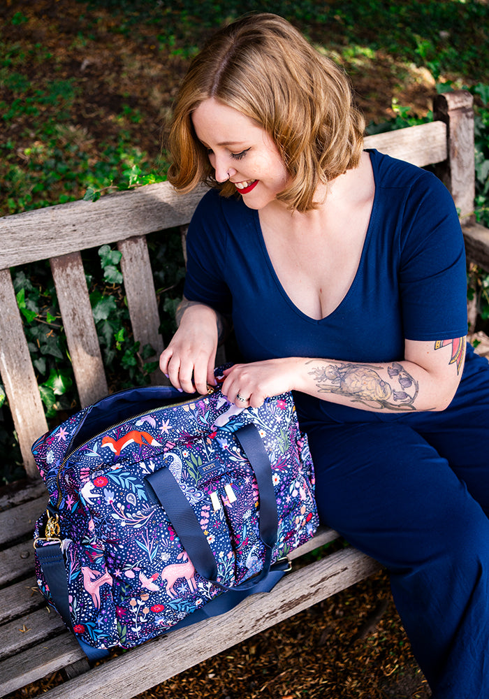 Seventh angle of Magical Woodland Print Holdall