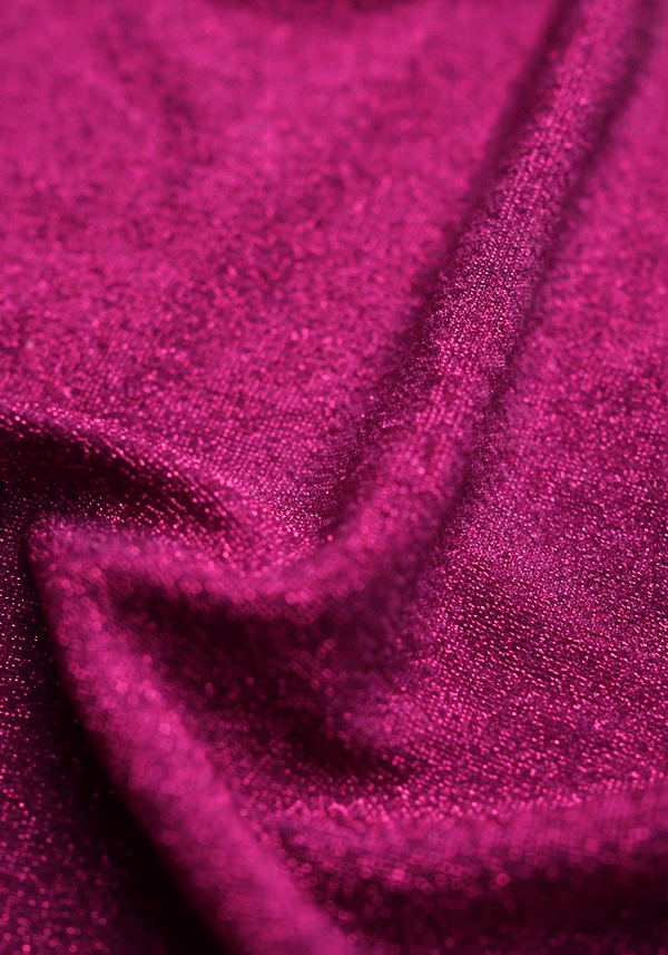 Second angle of Tindra Magenta Sparkle Trapeze Dress