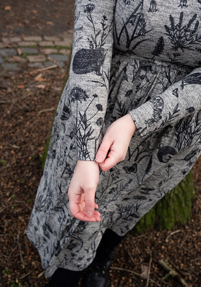 Fifth angle of Netta Wildlife Print Midi Dress