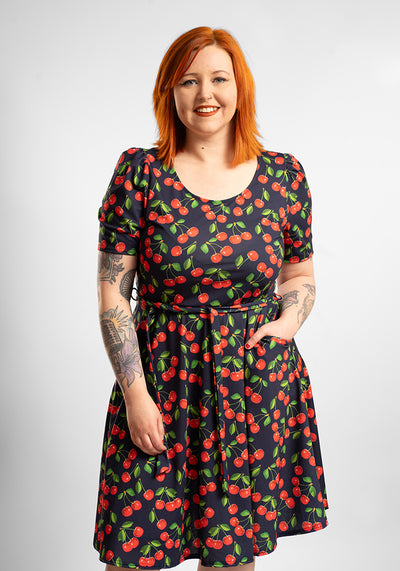 Orla Cherries Print Dress