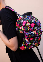 Garden Rainbow Print Popsy Mini Backpack